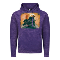 Cloud Purple wilderness leopard Vintage Hoodie - MaliasSmallBusiness