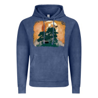 Vintage Denim wilderness leopard Vintage Hoodie - MaliasSmallBusiness