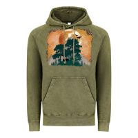Vintage Olive wilderness leopard Vintage Hoodie - MaliasSmallBusiness