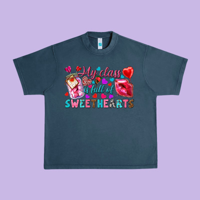 My Class Is Full Of Sweethearts Urban Heavy Tee Designed By Nancycooperartshop