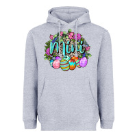 Heather Grey Easter Mini Happy Easter Day Heavyweight Hoodie - CowGirlArtShop