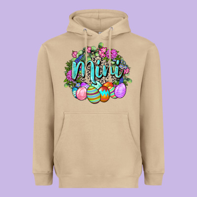 Easter Mini Happy Easter Day Heavyweight Hoodie Designed By Cowgirlartshop