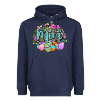 Navy Easter Mini Happy Easter Day Heavyweight Hoodie - CowGirlArtShop