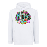 White Easter Mini Happy Easter Day Heavyweight Hoodie - CowGirlArtShop