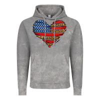 Cloud Rock american leopard brushstroke heart Vintage Hoodie - Jasminsmagicworld