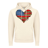 Vintage Artic american leopard brushstroke heart Vintage Hoodie - Jasminsmagicworld