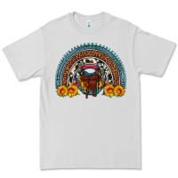 Dove Grey saddle sunflower horseshoe rainbow Premium Tee - Artiststas