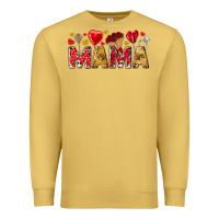 Antique Gold Valentine's Day Mama Mother's Day Premium Sweatshirt - HowdyJamesFarm