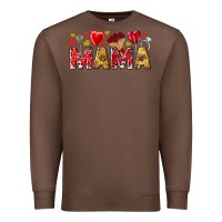 Chestnut Valentine's Day Mama Mother's Day Premium Sweatshirt - HowdyJamesFarm