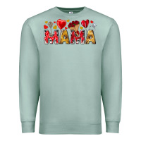 Seafoam Valentine's Day Mama Mother's Day Premium Sweatshirt - HowdyJamesFarm