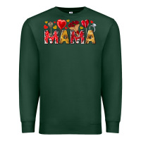 Valentine's Day Mama Mother's Day Premium Sweatshirt | Teevron