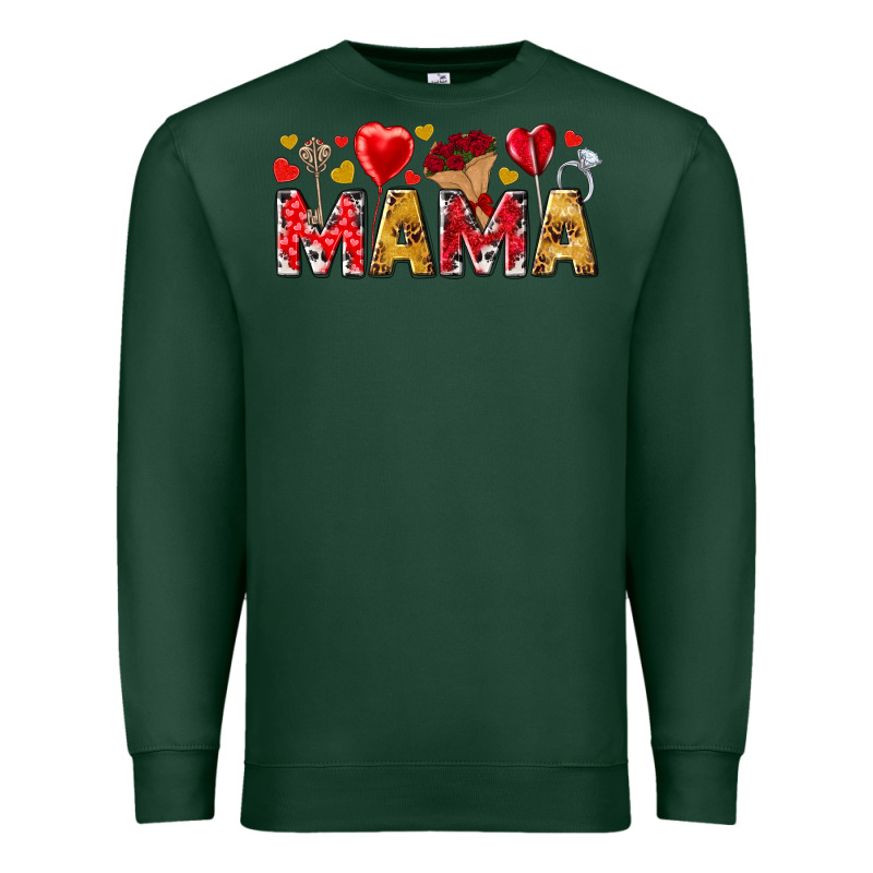 Valentine's Day Mama Mother's Day Premium Sweatshirt by HowdyJamesFarm | Teevron