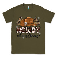 Army Green howdy christmas Classic Tee - MaliasSmallBusiness