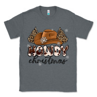 Charcoal Heather howdy christmas Classic Tee - MaliasSmallBusiness
