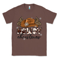 Chestnut howdy christmas Classic Tee - MaliasSmallBusiness