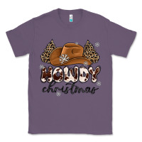 Lavender howdy christmas Classic Tee - MaliasSmallBusiness