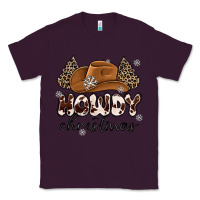 Plum howdy christmas Classic Tee - MaliasSmallBusiness