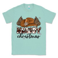 Seafoam howdy christmas Classic Tee - MaliasSmallBusiness