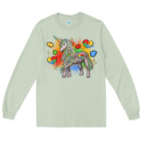 Matcha autism unicorn Long Sleeve Tee - LillyAllenDesigns