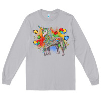 Moon Dust autism unicorn Long Sleeve Tee - LillyAllenDesigns