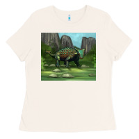 Bone ankylosaurus tumbler Ladies Tee - Artiststas