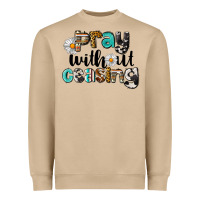 Mushroom Pray Without Ceasing Heavyweight Sweatshirt - LillyAllenDesigns