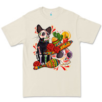 Bone mexican dead day with skeleton cat Premium Tee - AdoDesignShop