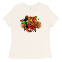 Bone Juneteenth sneaker and heel afro woman Ladies Tee - RanaPortraitStore