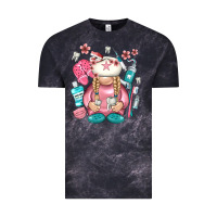 Cloud Black dentist gnome Vintage Tee - NancyCooperArtShop