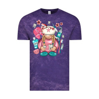 Cloud Purple dentist gnome Vintage Tee - NancyCooperArtShop