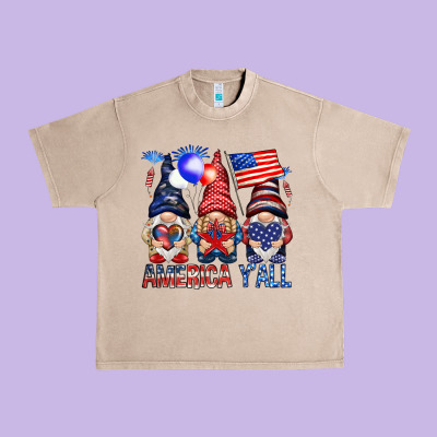 America Yall Urban Heavy Tee Designed By Nancycooperartshop