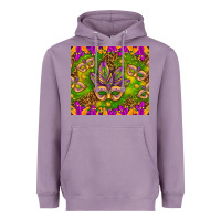 Mardi Gras Masks And Coins Tumbler Heavyweight Hoodie | Teevron