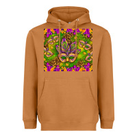 Meerkat Mardi Gras masks and coins tumbler Heavyweight Hoodie - HowdyJamesFarm