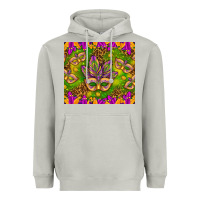Moon Dust Mardi Gras masks and coins tumbler Heavyweight Hoodie - HowdyJamesFarm