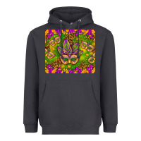 Smoke Mardi Gras masks and coins tumbler Heavyweight Hoodie - HowdyJamesFarm