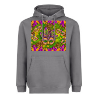 Storm Mardi Gras masks and coins tumbler Heavyweight Hoodie - HowdyJamesFarm