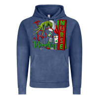 Vintage Denim grinch hand telemetry nurse Vintage Hoodie - NancyCooperArtShop