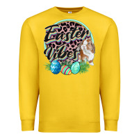 Lemon Easter vibes Easter Day Premium Sweatshirt - CowGirlArtShop