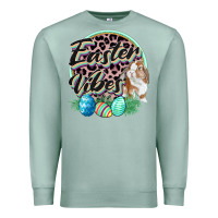 Seafoam Easter vibes Easter Day Premium Sweatshirt - CowGirlArtShop