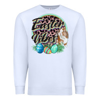 White Easter vibes Easter Day Premium Sweatshirt - CowGirlArtShop