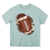 Arona football cowhide leopard patch Heavy Core Tee - JahusDesignShop