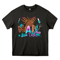 Asphalt nail tech Heavy Core Tee - AdoDesignShop