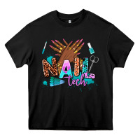 Black nail tech Heavy Core Tee - AdoDesignShop