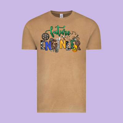 Future Engineer Vintage Tee Designed By Nancycooperartshop