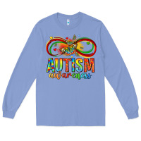 Colony Blue autism awareness butterfly infinity symbol Long Sleeve Tee - LillyAllenDesigns