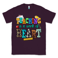 Plum teaching is a work of heart Classic Tee - NancyCooperArtShop