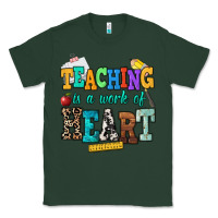 Sports Green teaching is a work of heart Classic Tee - NancyCooperArtShop