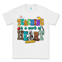 White teaching is a work of heart Classic Tee - NancyCooperArtShop