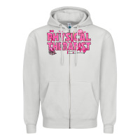 Dove Grey breast cancer physical therapist Zipper Hoodie - texasbilliewilder