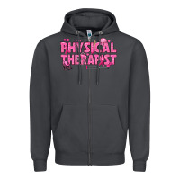 Smoke breast cancer physical therapist Zipper Hoodie - texasbilliewilder